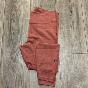 Nike DRI-FIT leggings - size 1X - mauve pink color